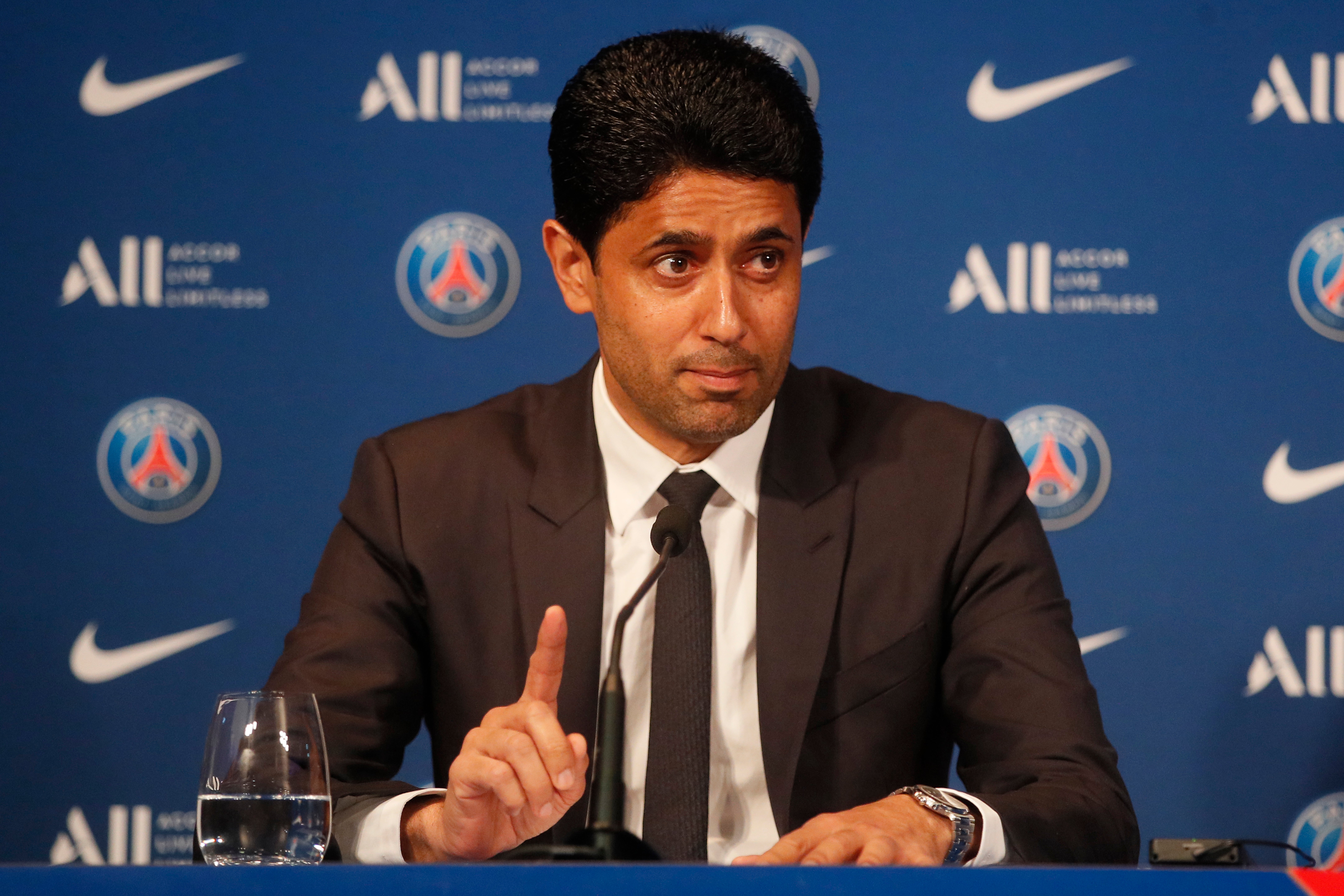 PSG president Nasser Al-Khelaifi has become one of the most powerful figures in the game