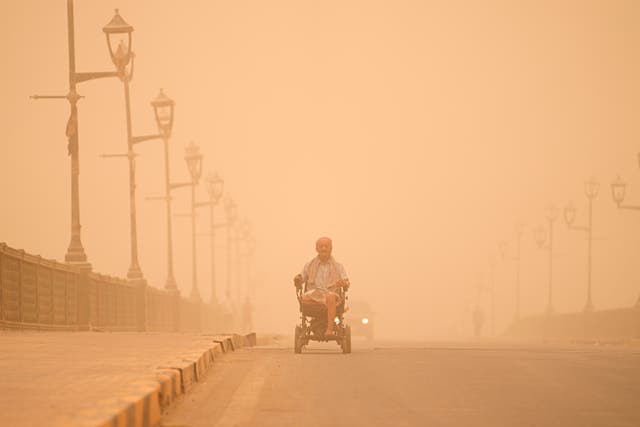 APTOPIX Iraq Sandstorm