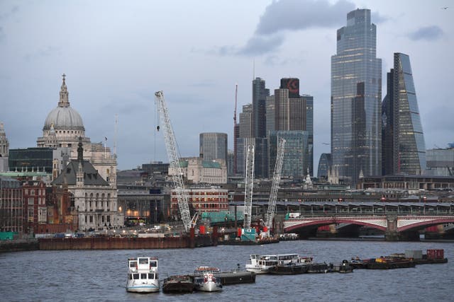 The FTSE 100 lifted on Monday (Kirsty O’Connor/PA)