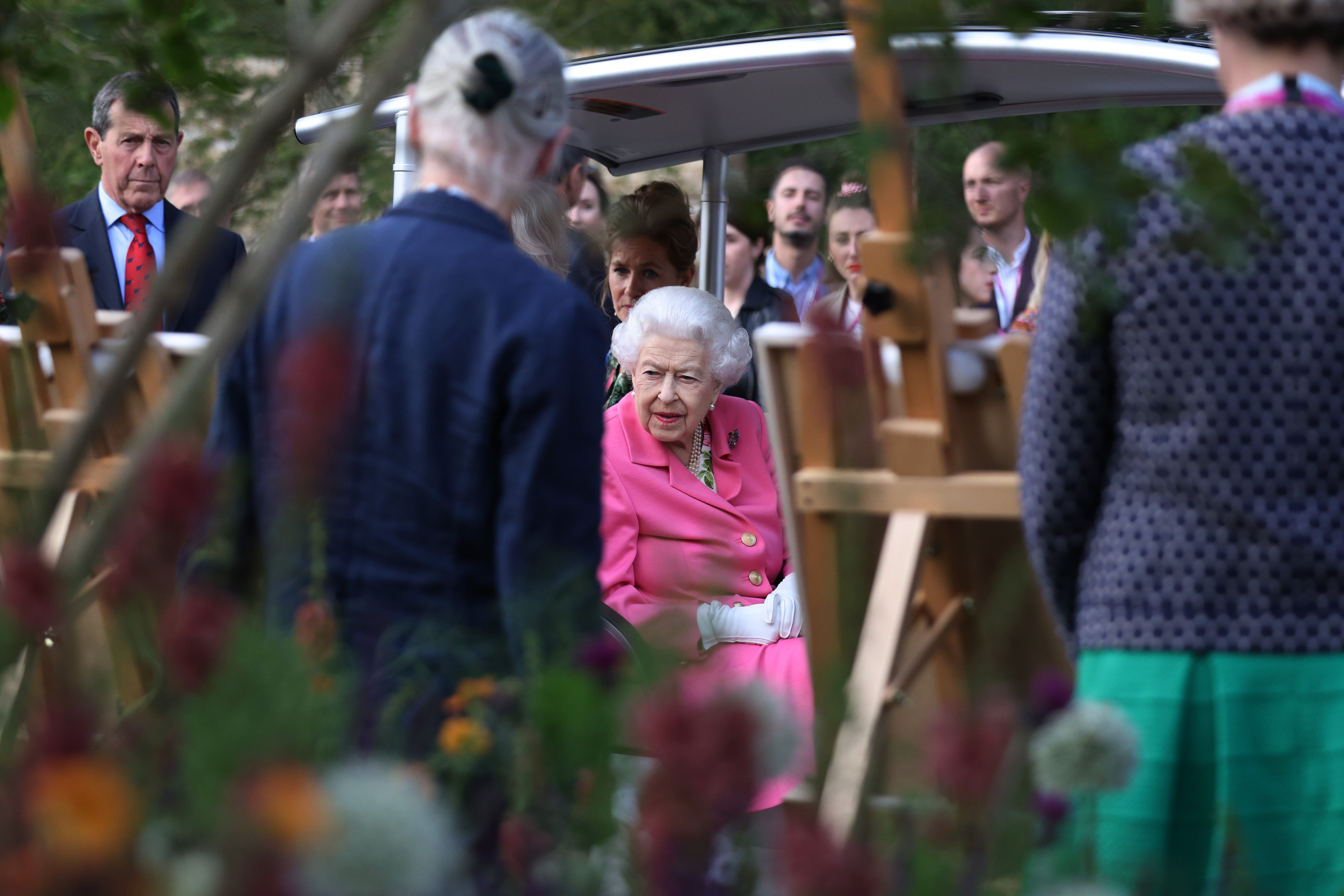 The Queen in the buggy (Dan Kitwood/PA)