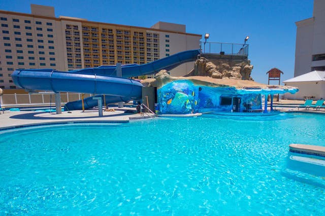 <p>The pool playground at the Margaritaville Resort in Biloxi, Mississippi</p>