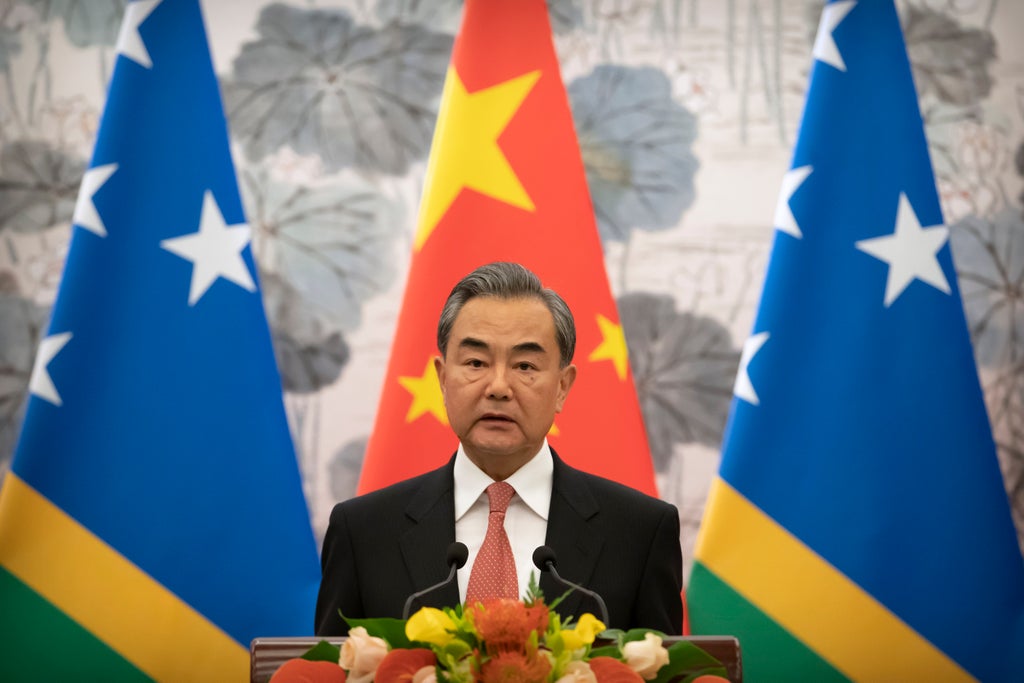 China’s foreign minister starts Pacific tour in the Solomons