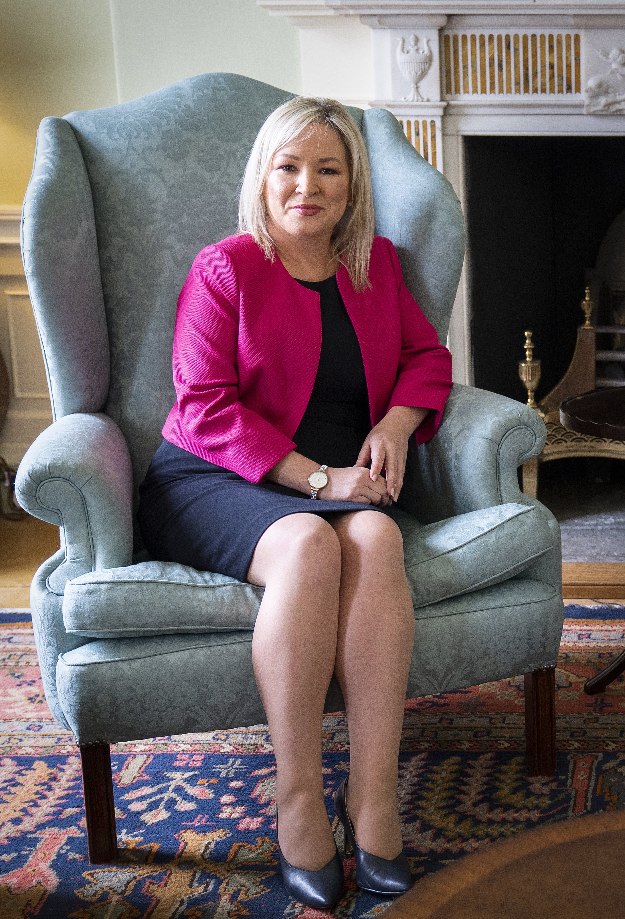 Sinn Fein vice president Michelle O’Neill (Jane Barlow/PA)