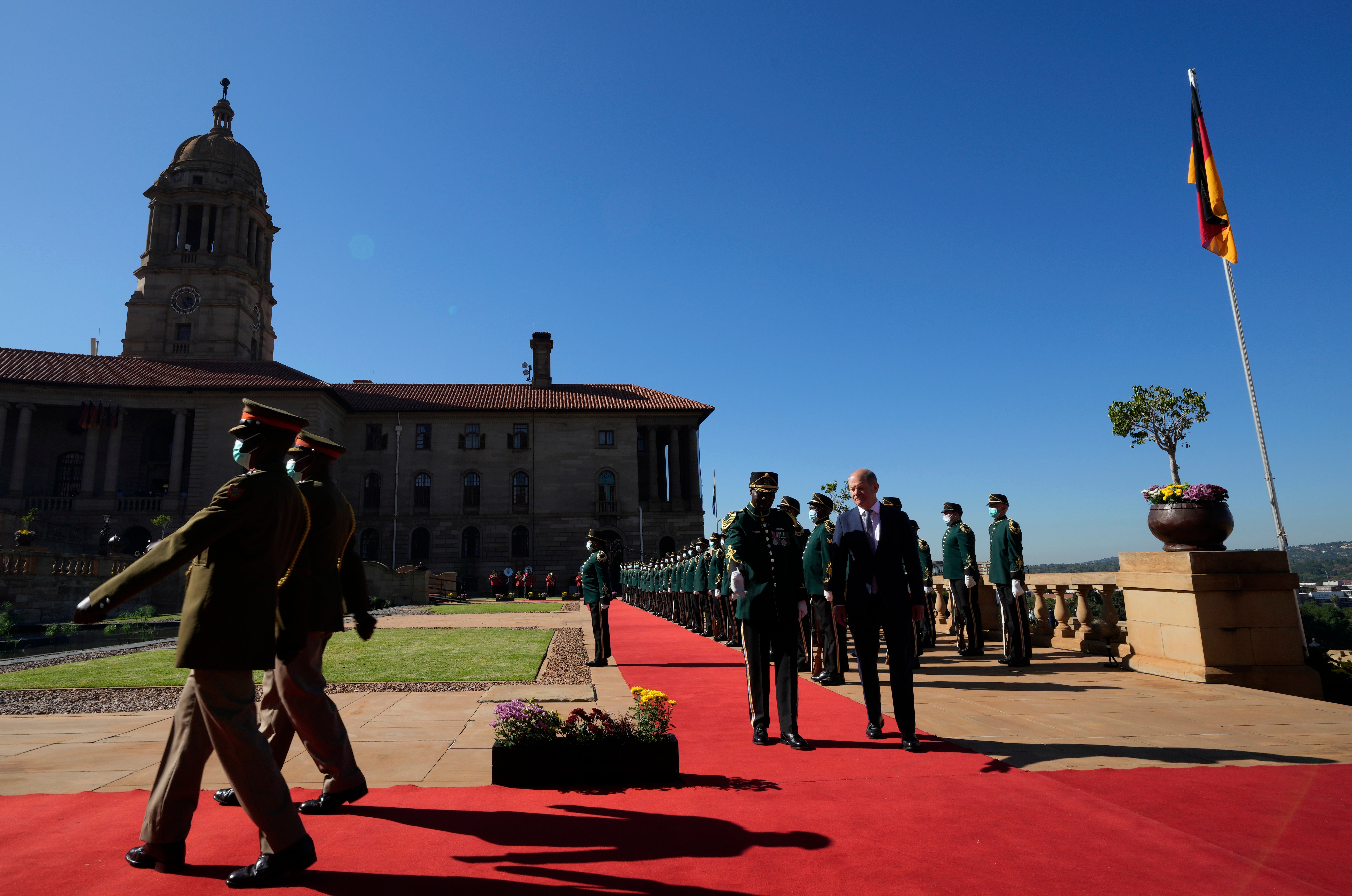 South Africa German Chancellor