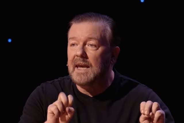 <p>Ricky Gervais as seen in ‘SuperNature'</p>