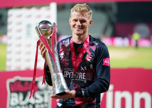 Sam Billings helped Kent to Vitality Blast glory last year (Mike Egerton/PA)