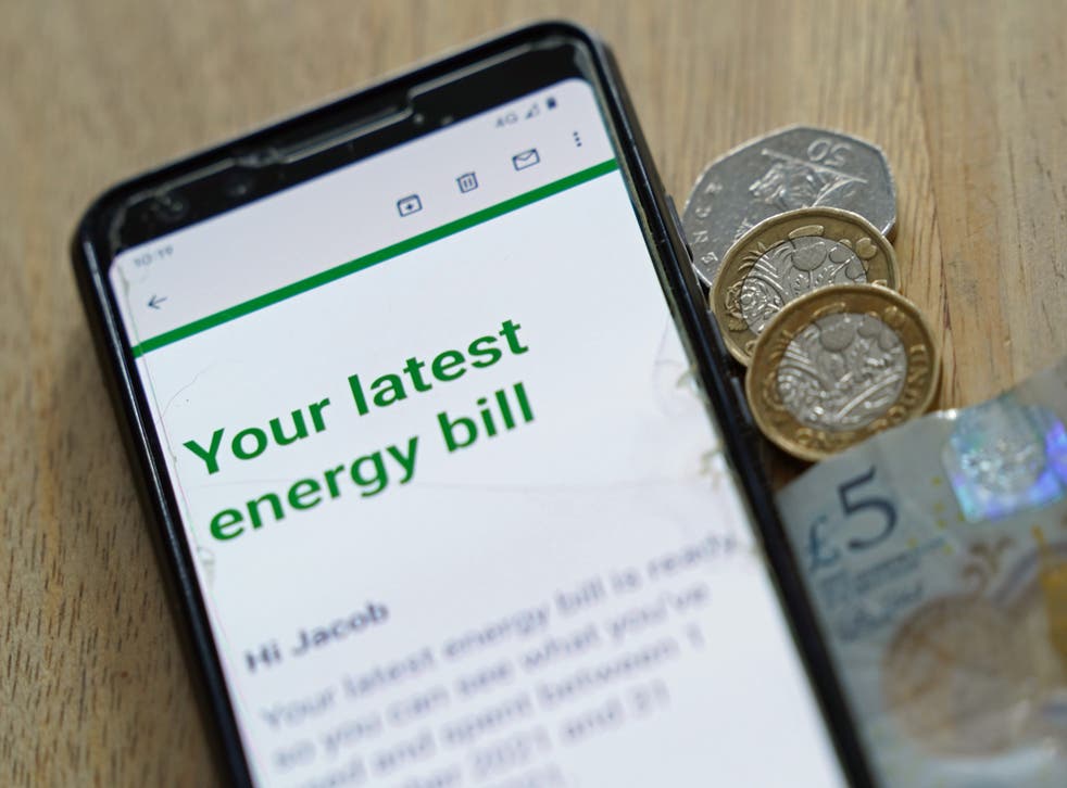Ofgem chief executive Jonathan Brearley has told MPs that the regulator is expecting an energy price cap in October “in the region of £2,800” (PA)