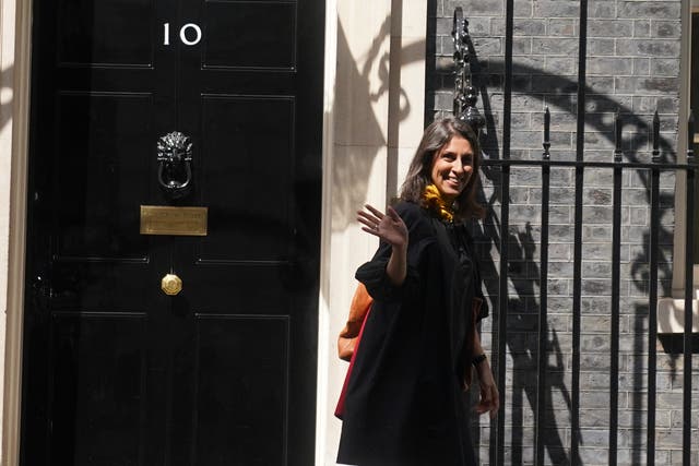 Nazanin Zaghari-Ratcliffe leaving 10 Downing Street, central London, after a meeting with Prime Minister Boris Johnson (Victoria Jones/PA)