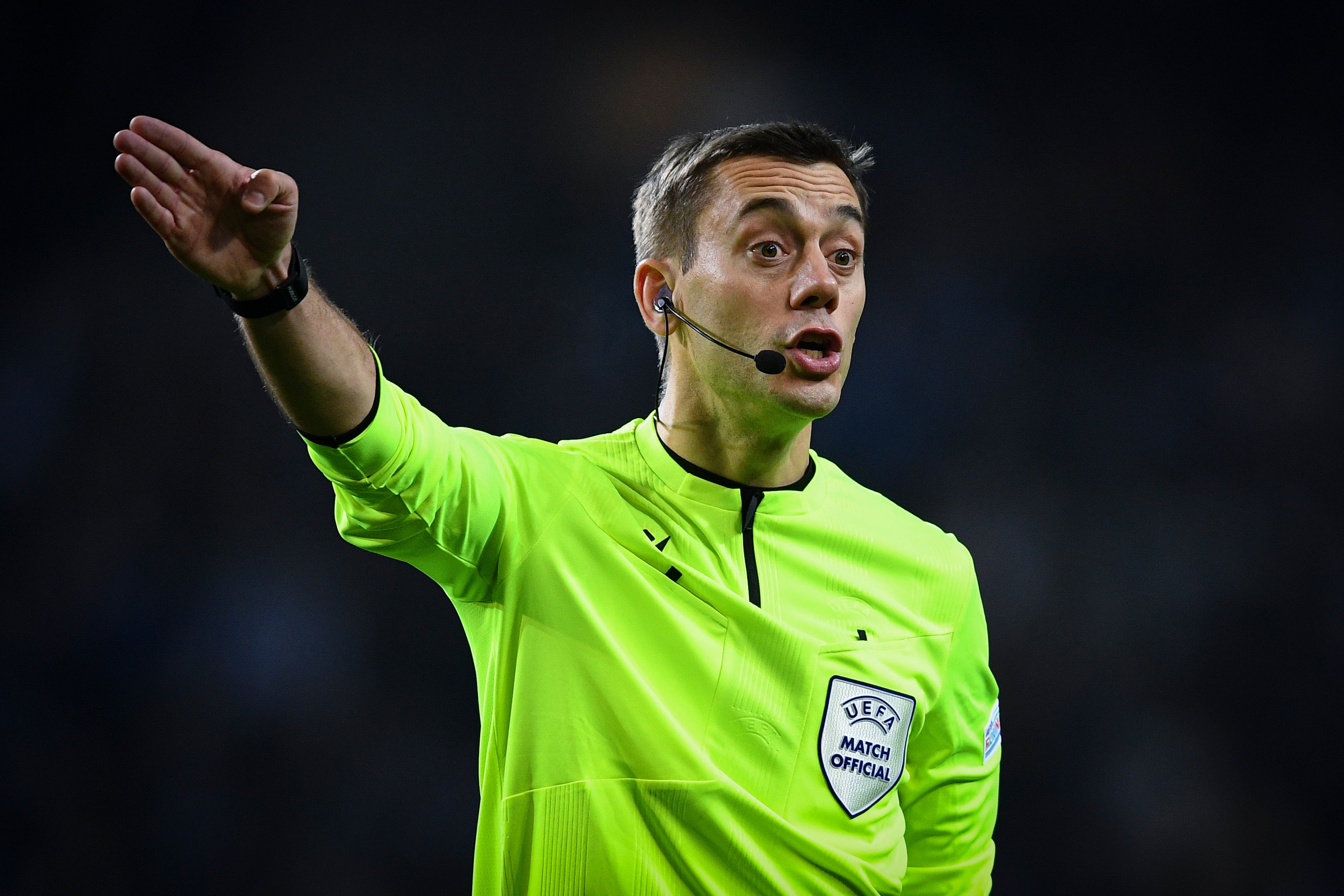 The Frenchman will officiate Saturday’s final