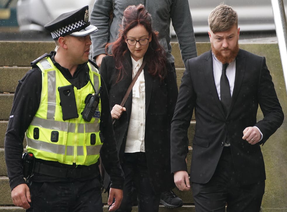 Former PC Nicole Short arrives at Capital House in Edinburgh for the public inquiry into Sheku Bayoh’s death (Andrew Milligan/PA)