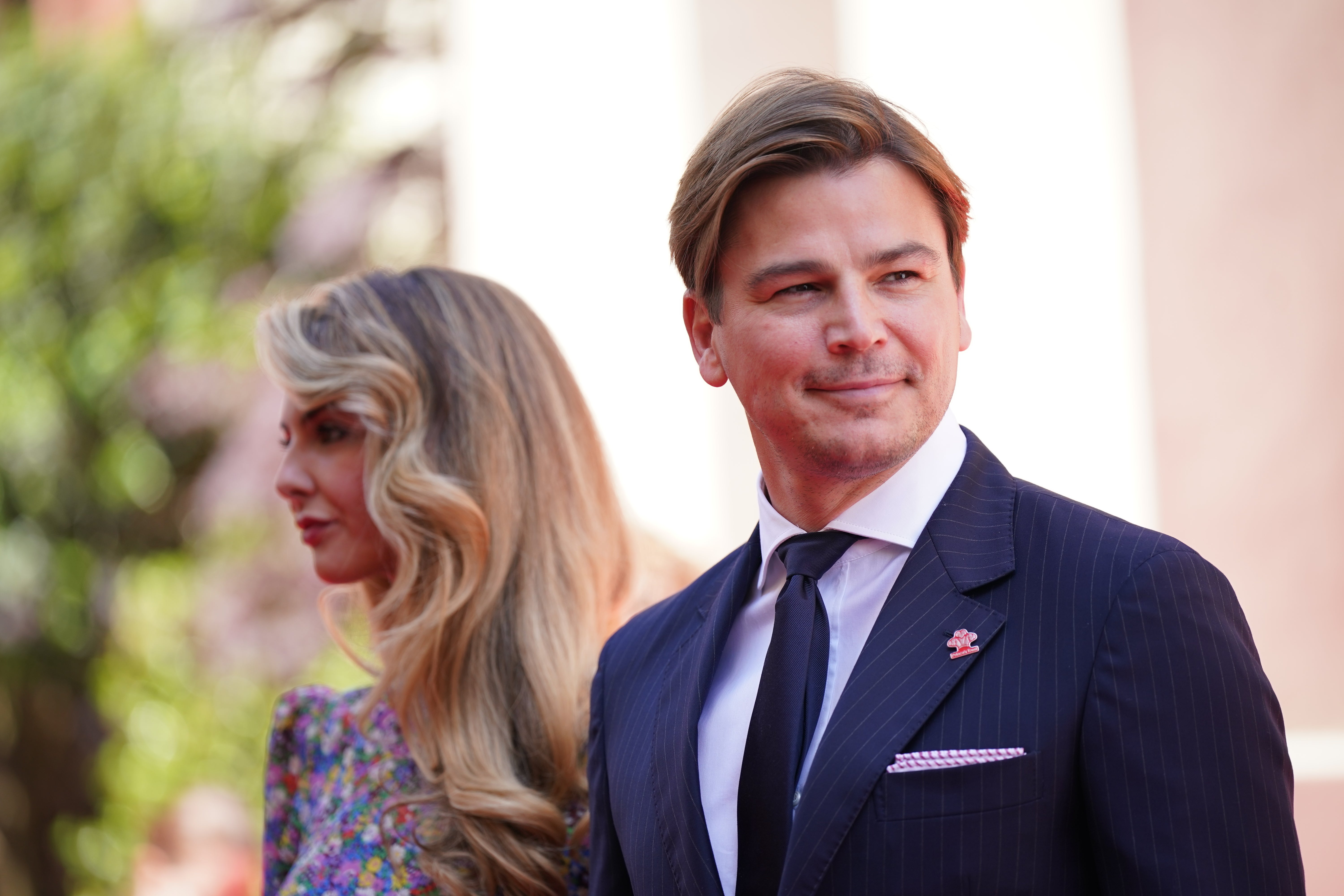 Tamsin Egerton and Josh Hartnett attend the awards (Yui Mok/PA)