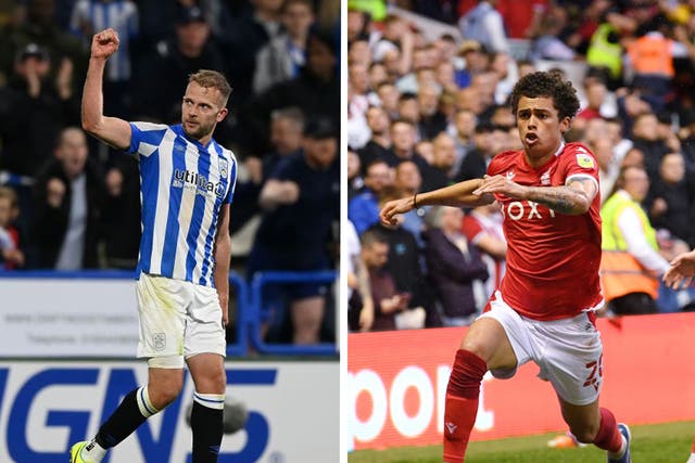 <p>Huddersfield Town face Nottingham Forest in the Championship play-off final</p>