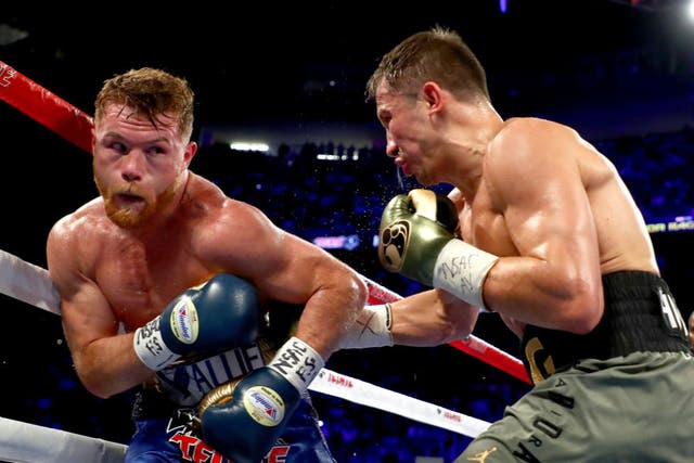 <p>Canelo and Golovkin’s first fight was controversially ruled a draw</p>