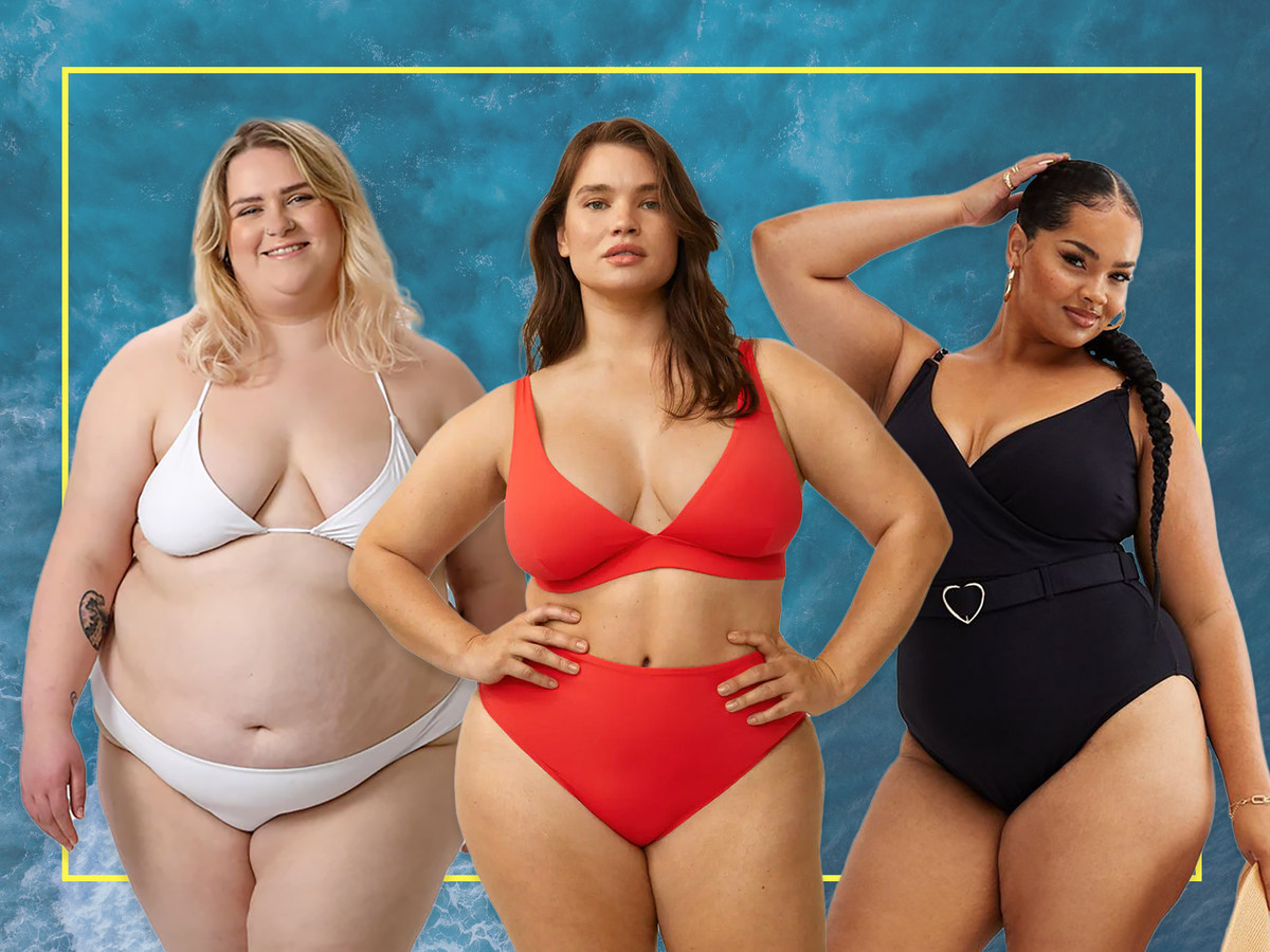 What is the most flattering swimsuit for a plus-size woman, and