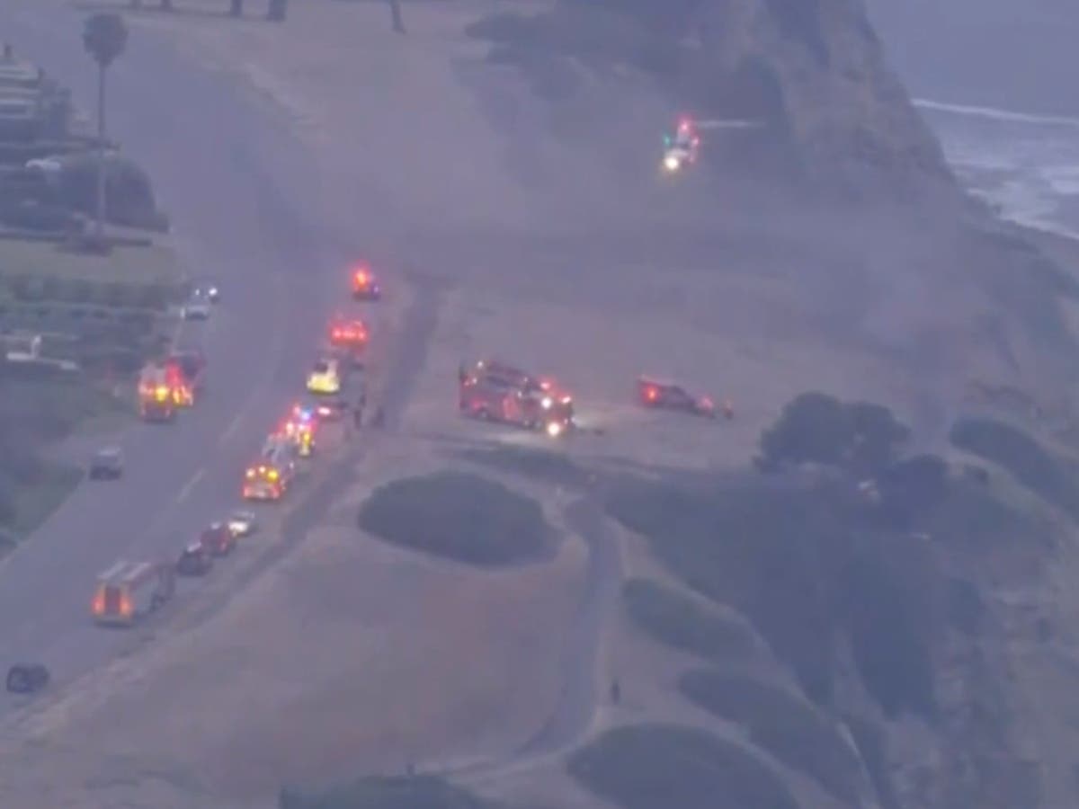 Hiking accident survivor walked around for &lsquo;four hours&rsquo; looking for help for friends stuck on cliffside