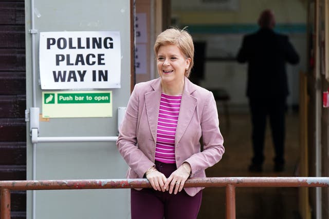 Nicola Sturgeon has become the longest serving First Minister of Scotland (Jane Barlow/PA)