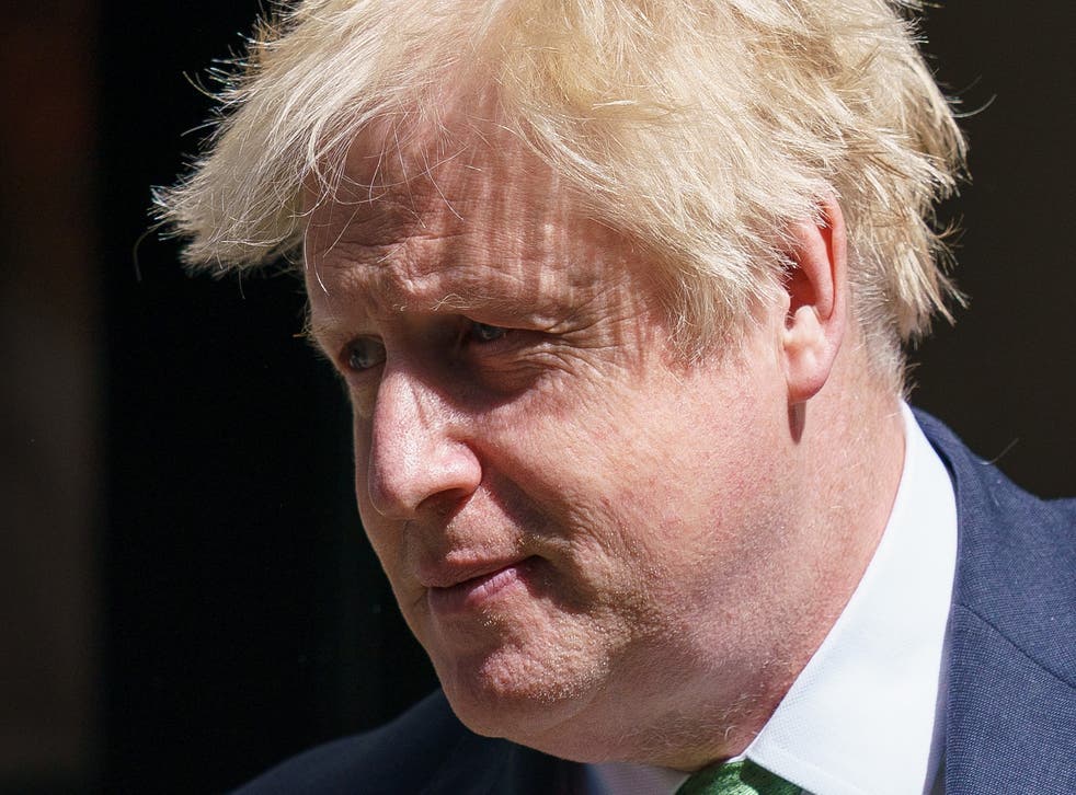 Prime Minister Boris Johnson departs 10 Downing Street, Westminster, London, to attend Prime Minister’s Questions at the Houses of Parliament. Picture date: Wednesday May 18, 2022.