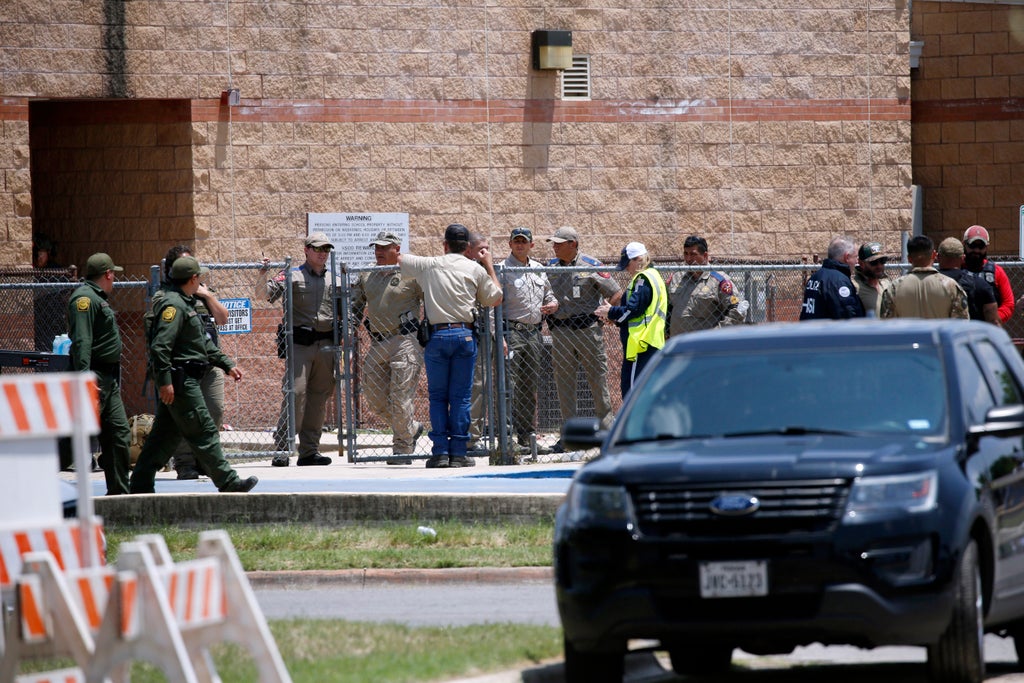 Texas school shooting – latest: Salvador Ramos posted threats to Facebook, governor says at press conference