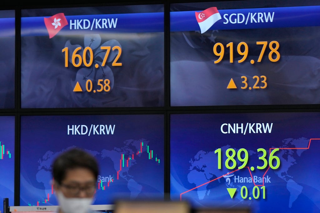 Asian stock markets higher after Wall St sinks further