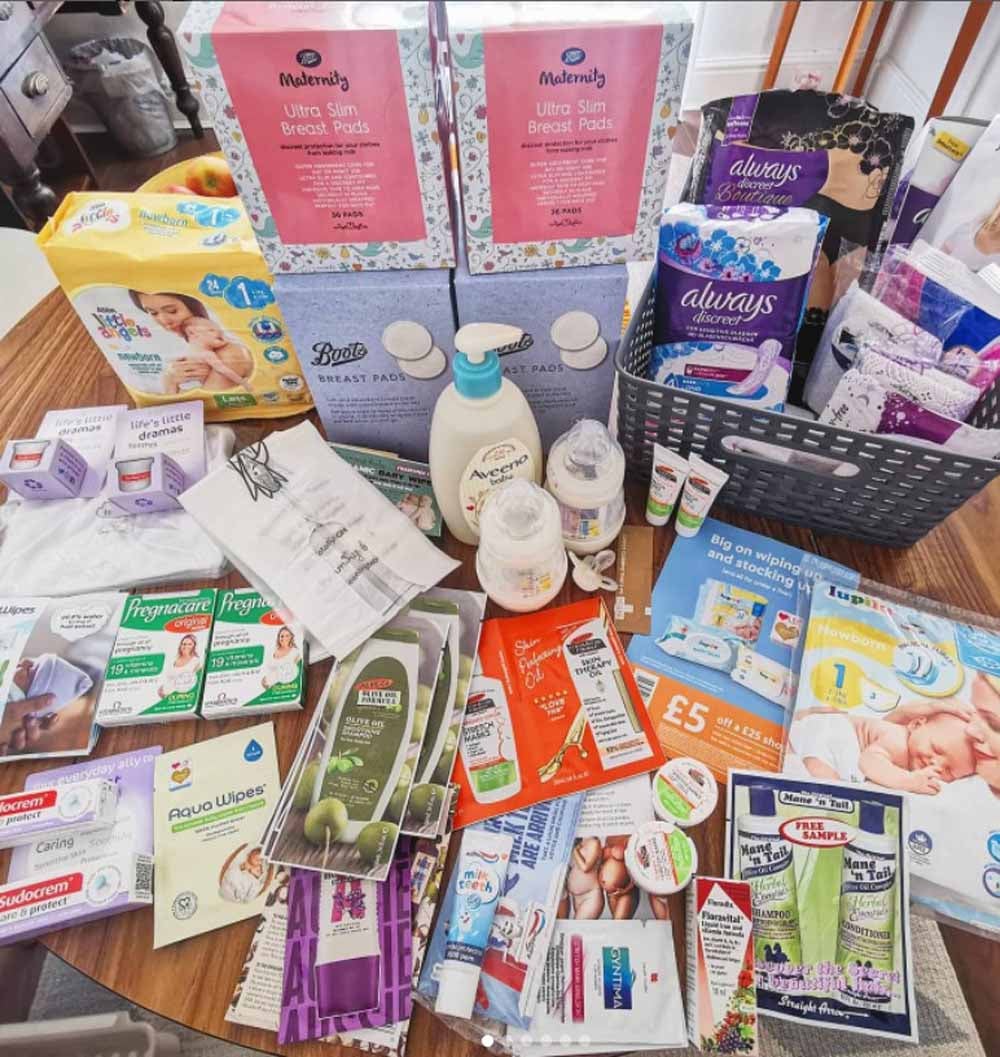 A haul of baby items Rosie got got for free (Collect/PA Real Life)