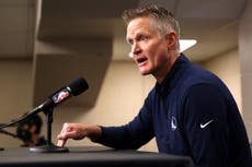 NBA coach Steve Kerr gives tearful pre-game speech condemning Congress over Texas shooting