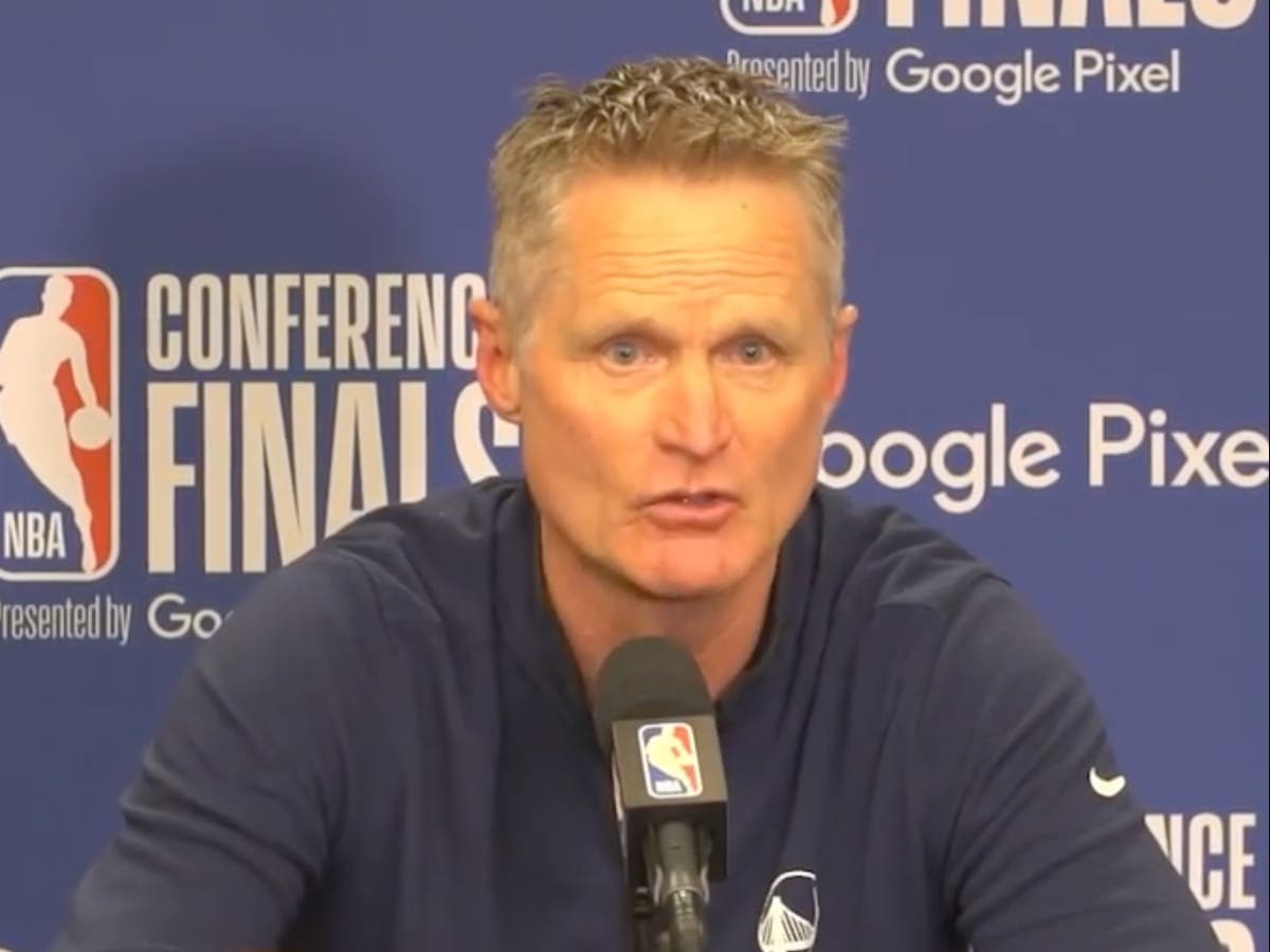 NBA coach Steve Kerr gives tearful pre-game speech condemning Congress over Texas shooting