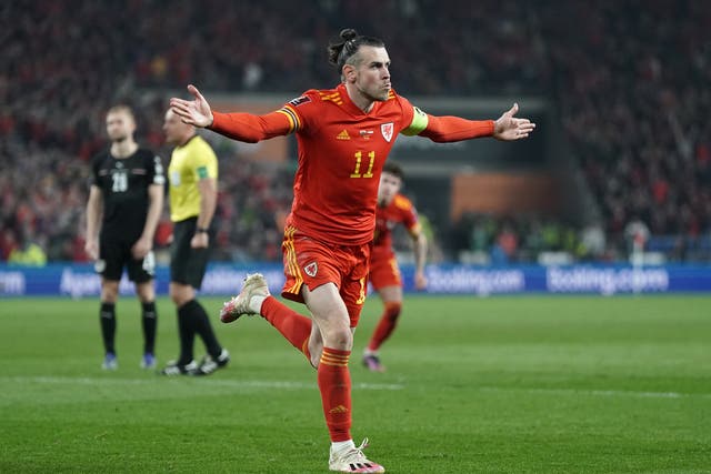<p>Gareth Bale produced a stunning two-goal show against Austria to take Wales through to a World Cup play-off final</p>