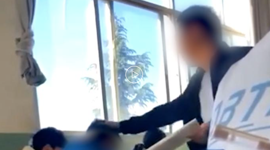 Viral video shows teacher grabbing a student by his hair and beating him for dozing off in class