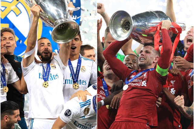 Will Real Madrid or Liverpool lift this season’s Champions League trophy? (Mike Egerton/PA)
