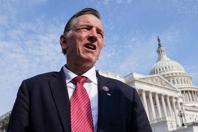 <p>Rep Paul Gosar has been criticised before for appearing at a white nationalist event </p>