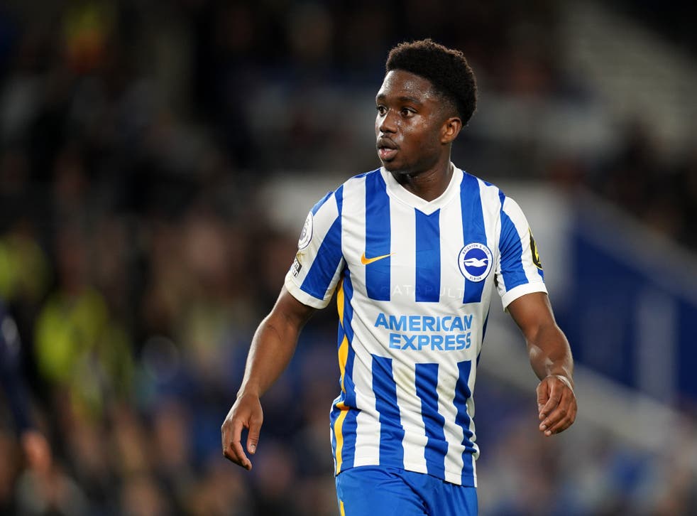 Brighton’s Tariq Lamptey asked to be left out of England’s U21 squad while he considers an approach from Ghana (Gareth Fuller/PA Images).