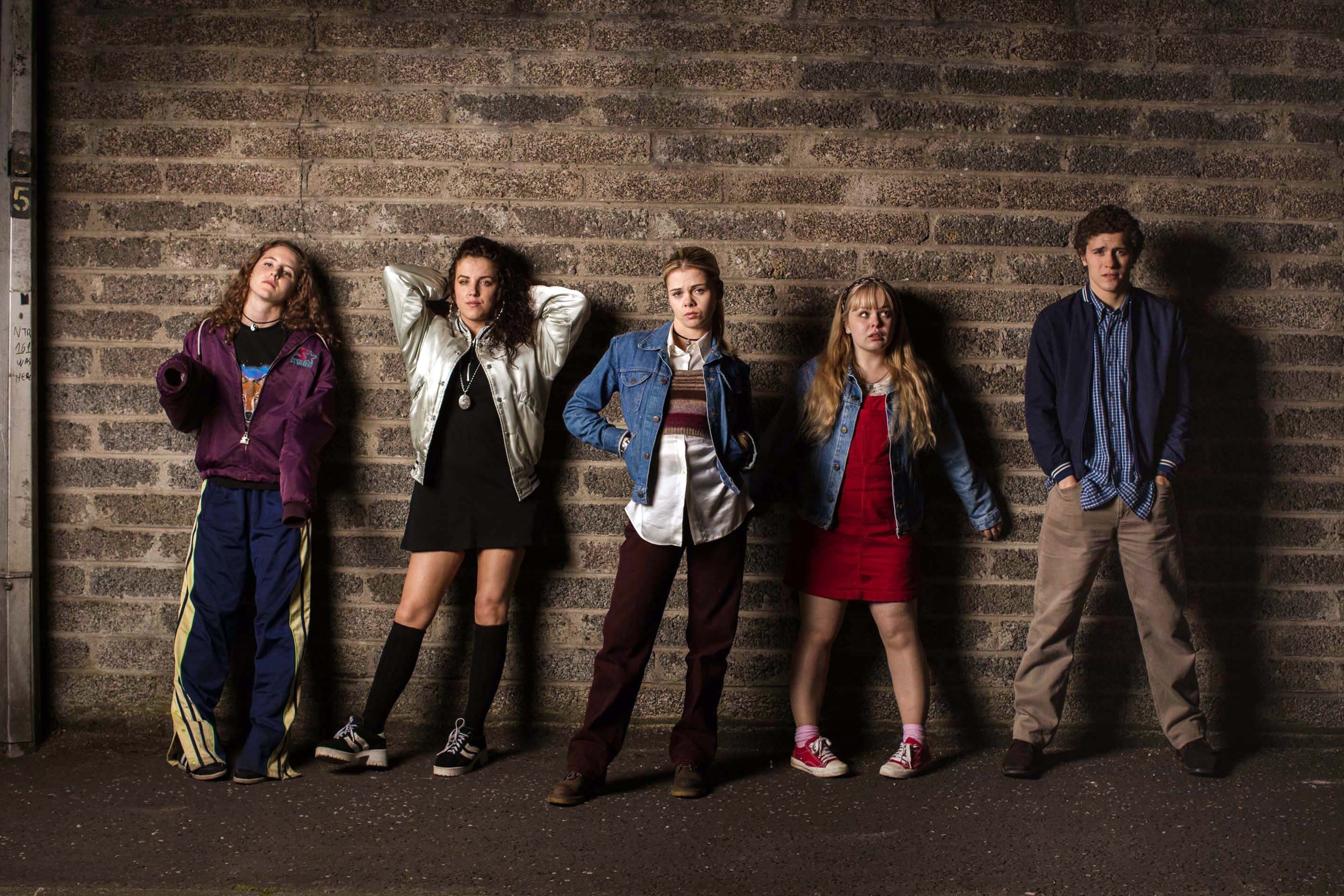 The cast of Derry Girls, which recently came to an end (Aidan Monaghan/Channel 4/PA)