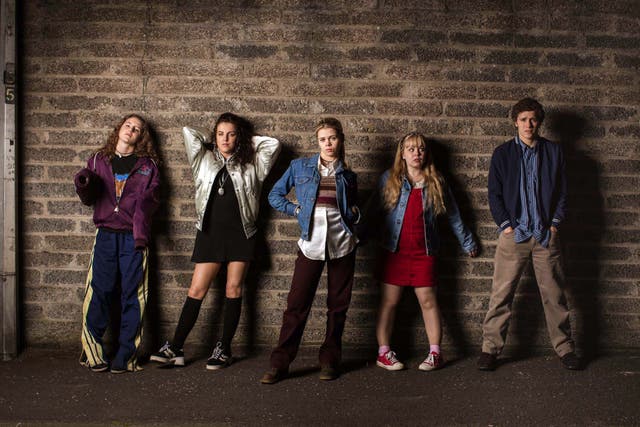 <p>The cast of Derry Girls, which recently came to an end (Aidan Monaghan/Channel 4/PA)</p>
