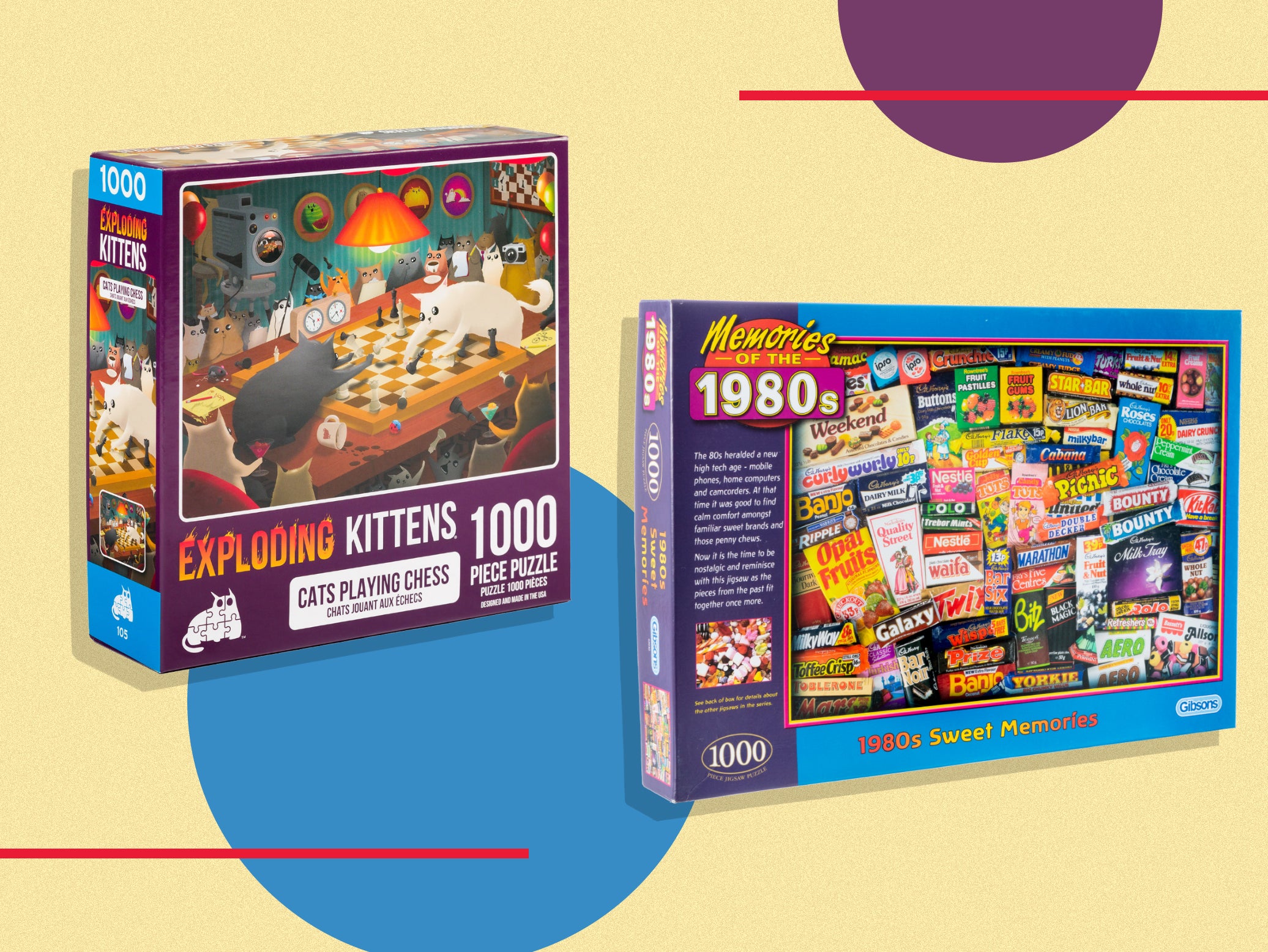 1000Pcs Bizarre Bookshelf Puzzles Parent-Child Jigsaw Interactive Toy Funny Game 