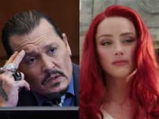 Johnny Depp disputes claims he did not assist Amber Heard in securing Aquaman role