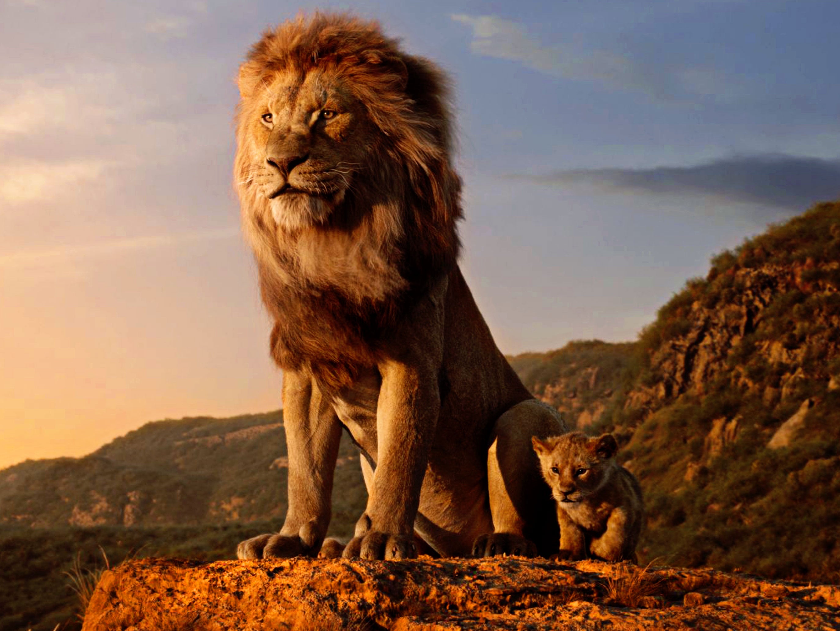 Hakuna Matata: Mufasa and Simba in ‘The Lion King'