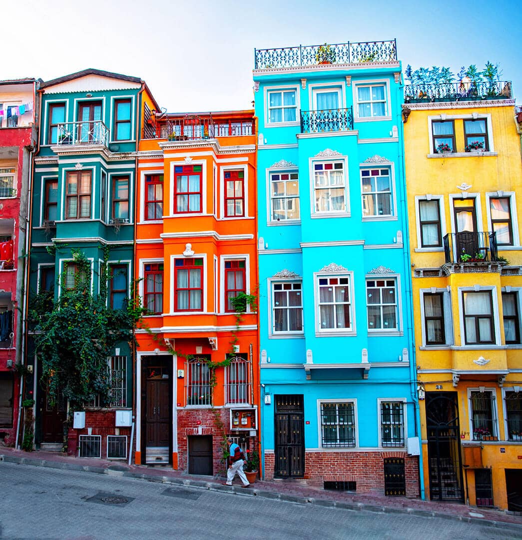 The colourful Balat neighbourhood