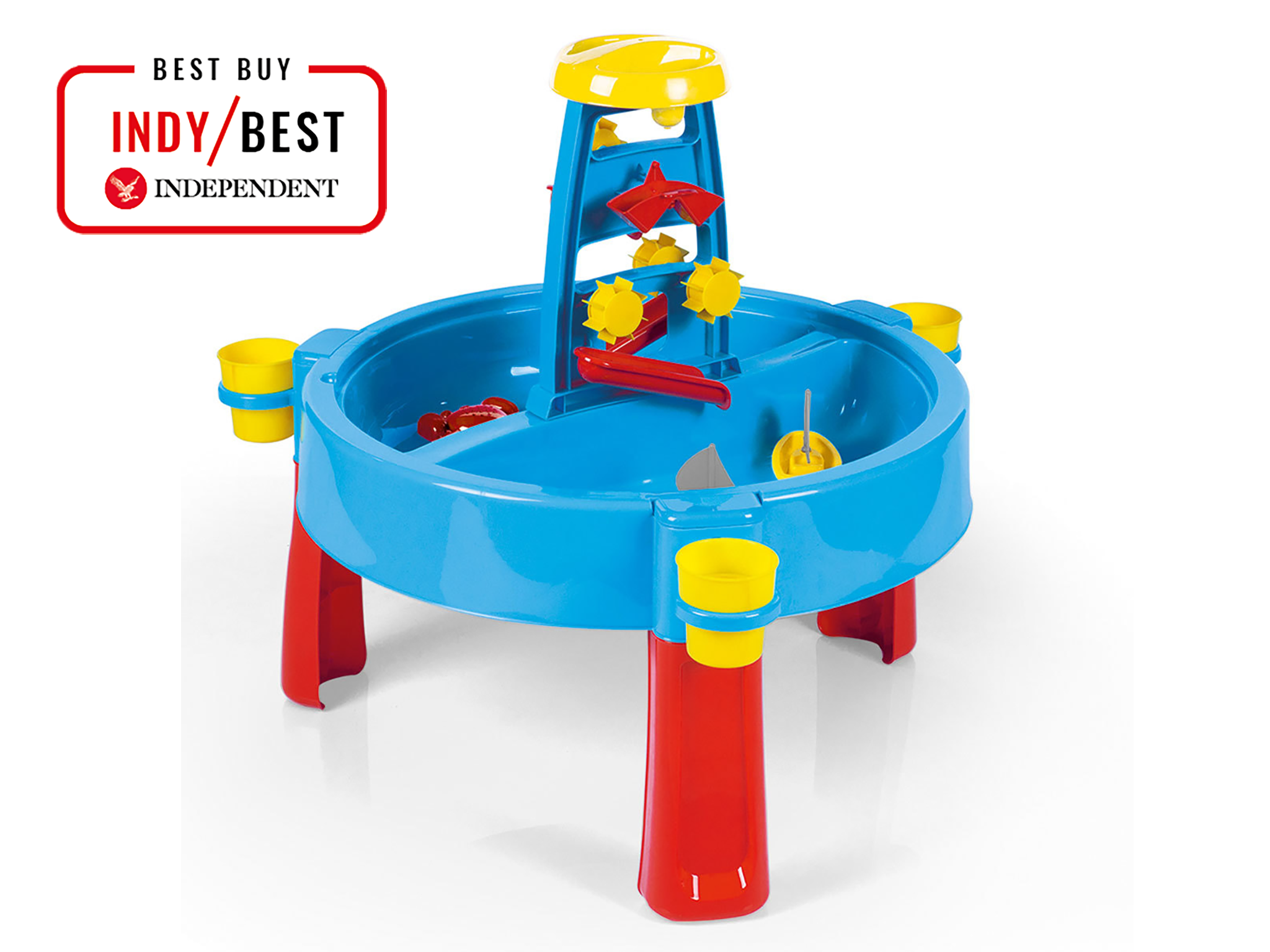 3-in-1 activity, sand and water table with lid