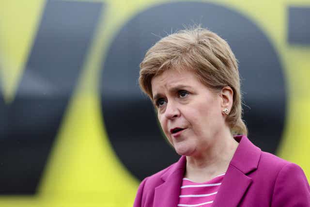 The First Minister tested positive for the virus last week (Russell Cheyne/PA)