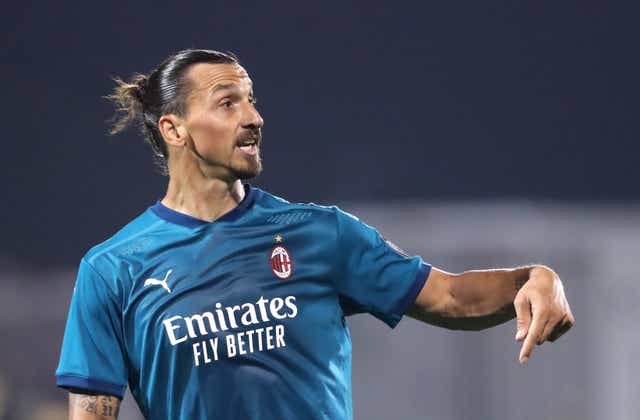 AC Milan’s Zlatan Ibrahimovic says he has been playing through pain for six months (Niall Carson/PA)