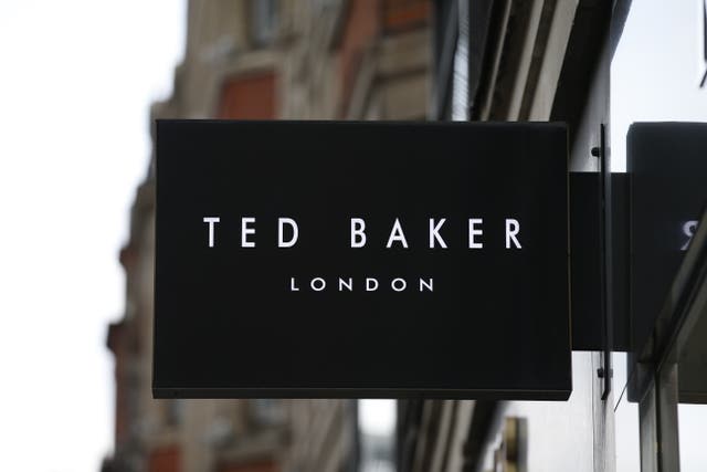 Ted Baker has cut its losses for the past year (Jonathan Brady/PA)