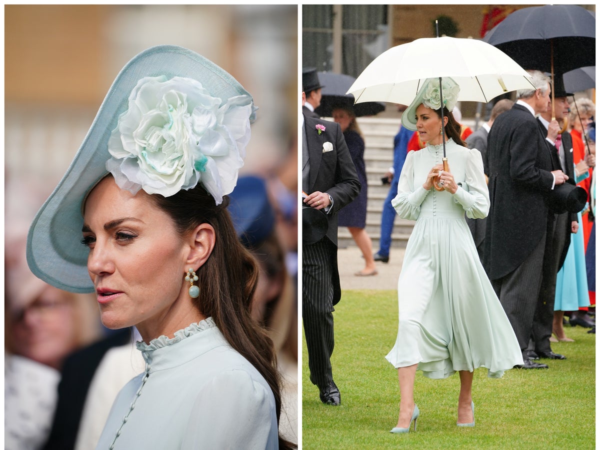 Kate Middleton makes nod to Meghan and Harry during Queen’s garden party