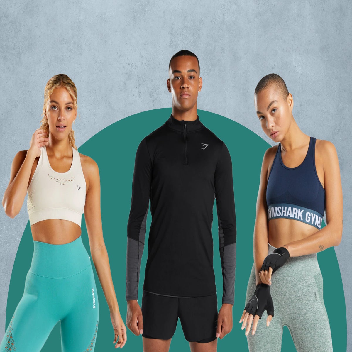 Gymshark Sports Bra Adult Sz XS Green Comfort Workout Running Womens