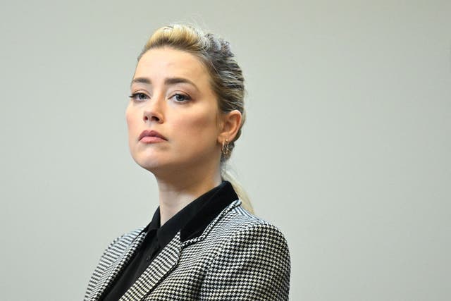 <p>Actress Amber Heard at the Fairfax County Courthouse in Fairfax, Virginia</p>