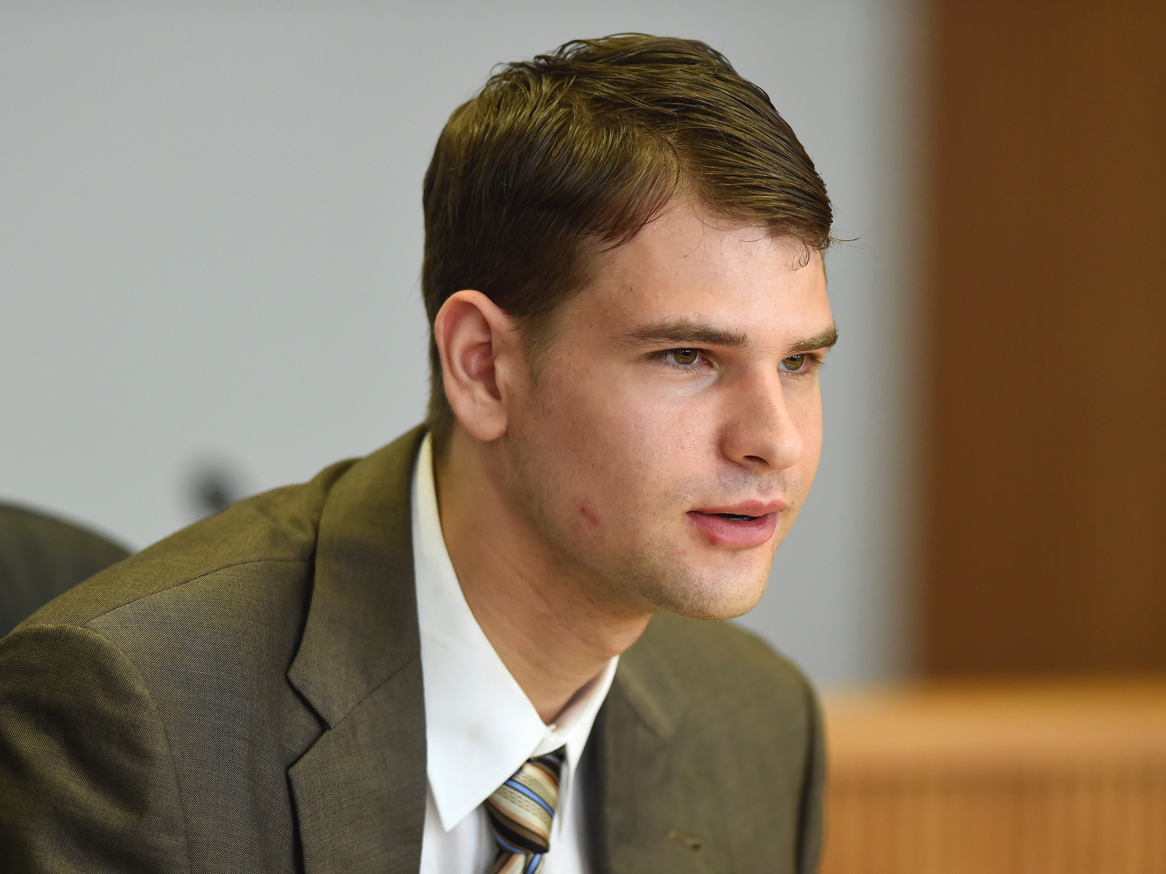 Nathan Carman appeared in court in 2018