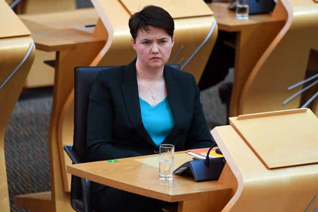 Ruth Davidson said the actions of the Prime Minister were ‘unforgiveable’ (Andy Buchanan/PA)