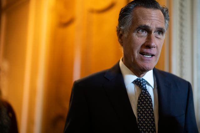 <p>Mitt Romney was among the 14 Republicans voting against the bill </p>