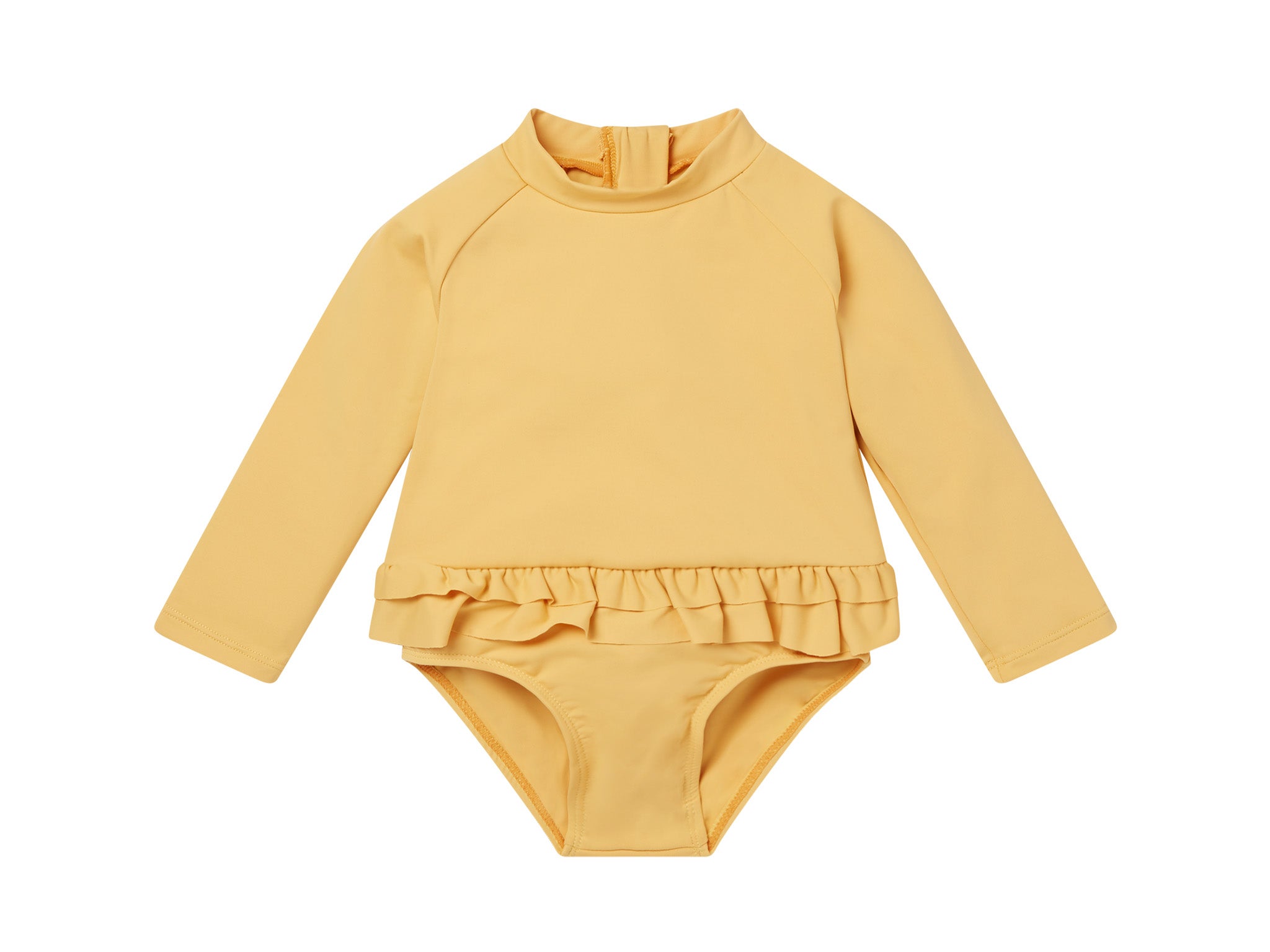 Baby Mori mustard frill long sleeve swimsuit indybest.jpg