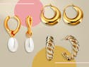 11 best gold hoop earrings that are jewellery box staples 