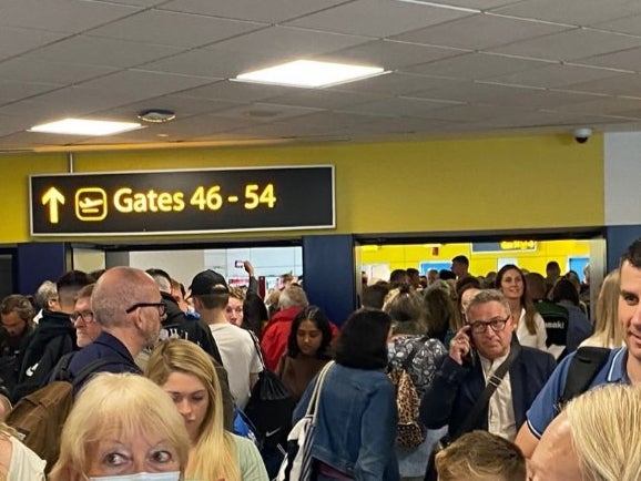 Thousands of easyJet passengers were stranded at Gatwick after the airline suffered a major systems crash